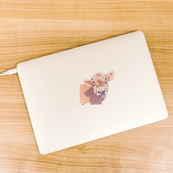 Baby Cow Vinyl Stickers - Picture 3 of 4